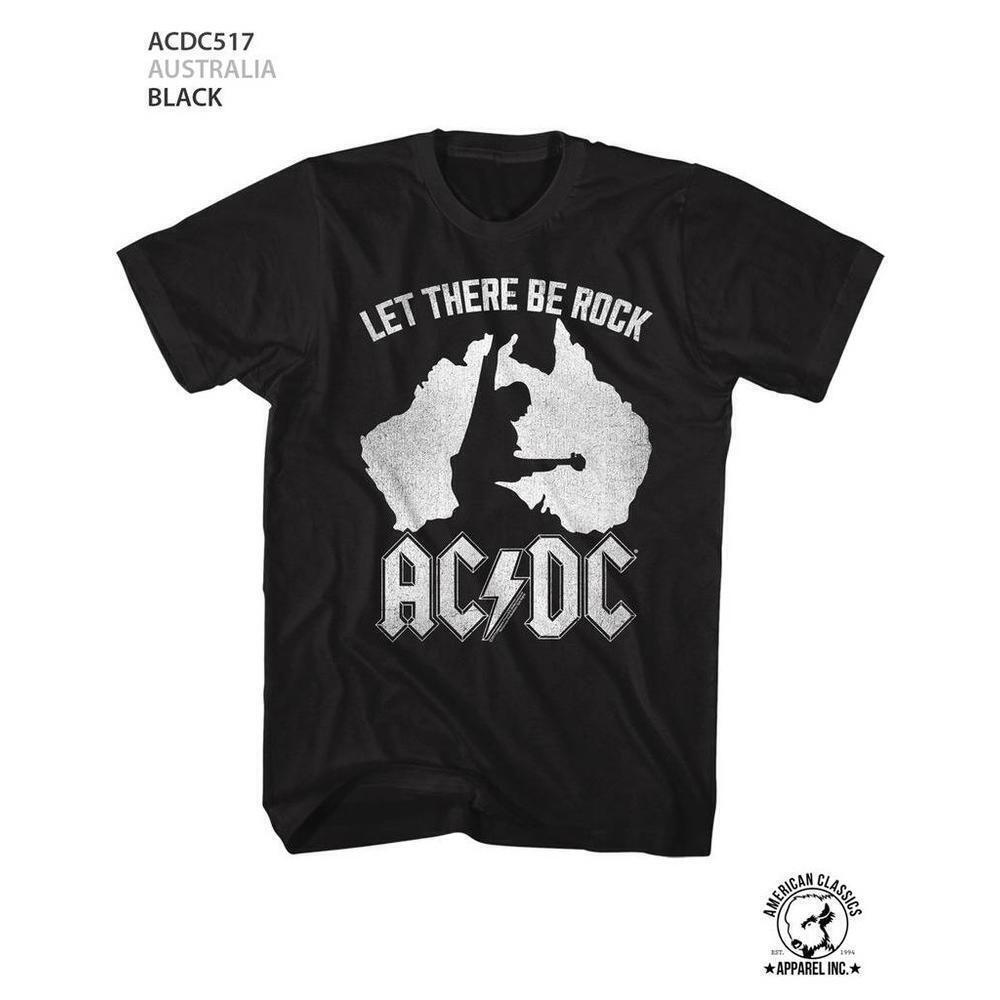 Acdc Australia Black Adult T Shirt